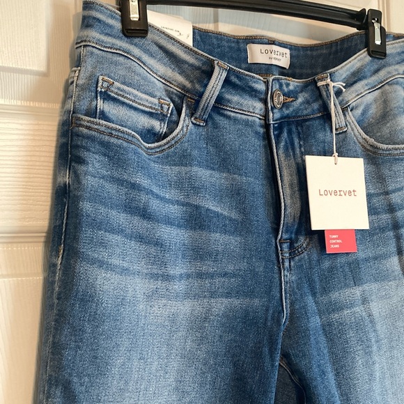 Lovervet by Vervet Blue Jeans Tummy Control Kick Flare Size 14W NWT - Picture 6 of 10